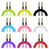 Jelly color 3.5mm Aux cable Auxiliary Extension Audio cord