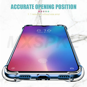 Samsung Galaxy S21 Lite ultra plus S30 S20 S10 S9 S8 S7 edge Shockproof Clear Transparent Silicone Phone Case For samsung Note 2 3 4 5 6 8 9 10 5G Protection Back Case
