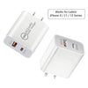 18W PD Dual QC3.0 fast charging Wall Charger plug
