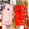 iPhone 14 13 12 Mini 11 Pro Max Casing Luxury 6D Shockproof Silicone Phone Case with Wrist strap For apple X XR XS Max SE 2020 Case Silicone Back Cover  long lanyard