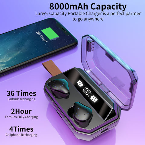 Image of X12 TWS 5.0 3D Stereo Sound Wireless Bluetooth earbuds long working time