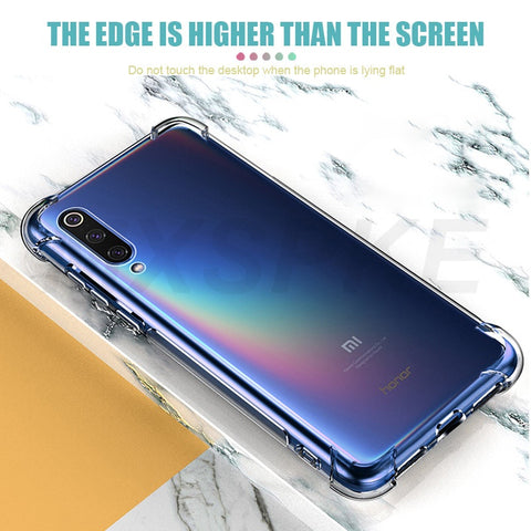 Image of MEIZU 18 pro 17pro 16XS 16s pro 15plus Ultra Case MBLU 3 5S 6T NOTE 3 5 6 8 Luxury Shockproof Silicone Phone Case For sony XA2 Ultra Transparent Back Case