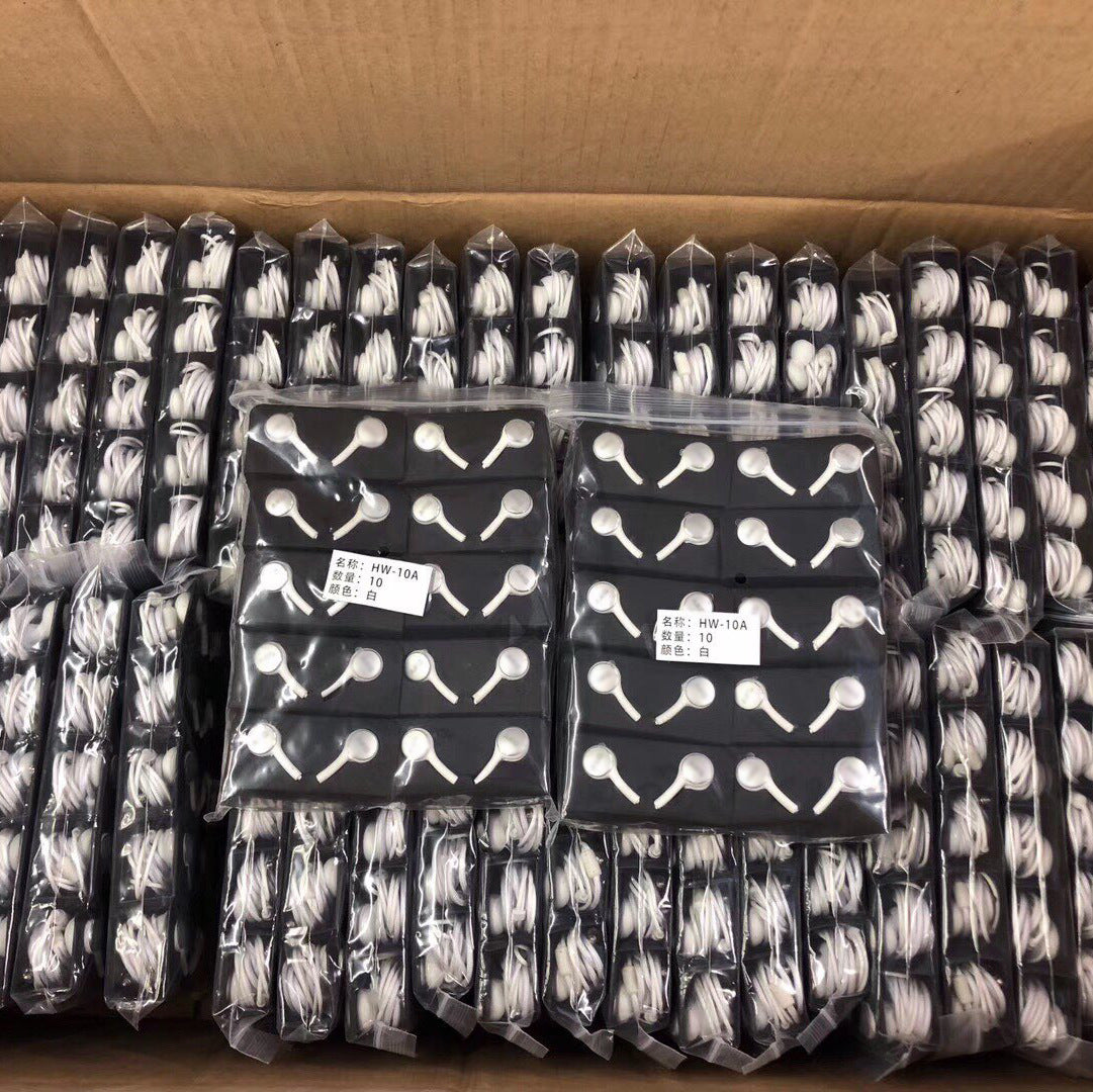 Bulk stock S10 Earbuds with Volume control & Mic for universal phone