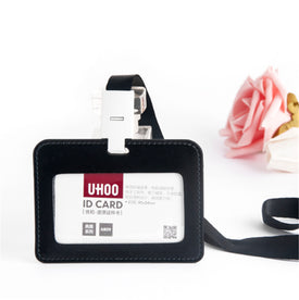 Custom badge with lanyard leather shell breastplate