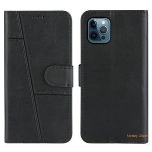Galaxy A02S A12 A13 A22 A21S A51 A71 Stylish Flip case Samsung A22 A32 A42 A52 A72 4G 5G Luxury Shockproof Grid pattern Leather flip cover with stand holder and card slot window hole wallet back cover Samsung A01 A10 A11 A20 A30S A50 A50S