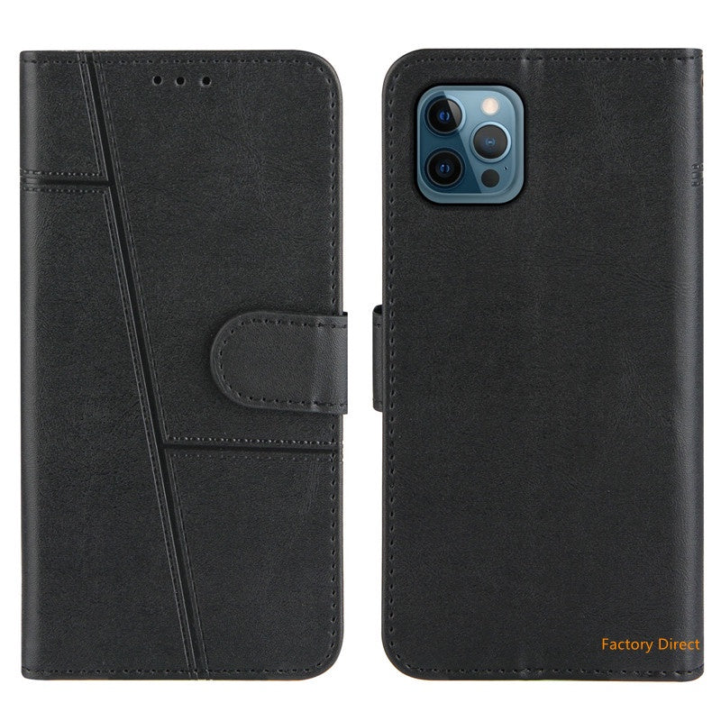 Leather Flip case for Motorola G stylus 2021 MOTO G play G power 2021 Luxury Shockproof Leather flip cover with stand holder and card slot window hole wallet back cover For Moto G30 G40 G50 G60