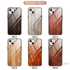 Samsung M J Sery Wood grain design tempered glass phone case