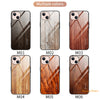 Samsung A2 Sery Wood grain design tempered glass phone case back cover