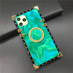 Luxury Bling Square Phone Cover for iphone models