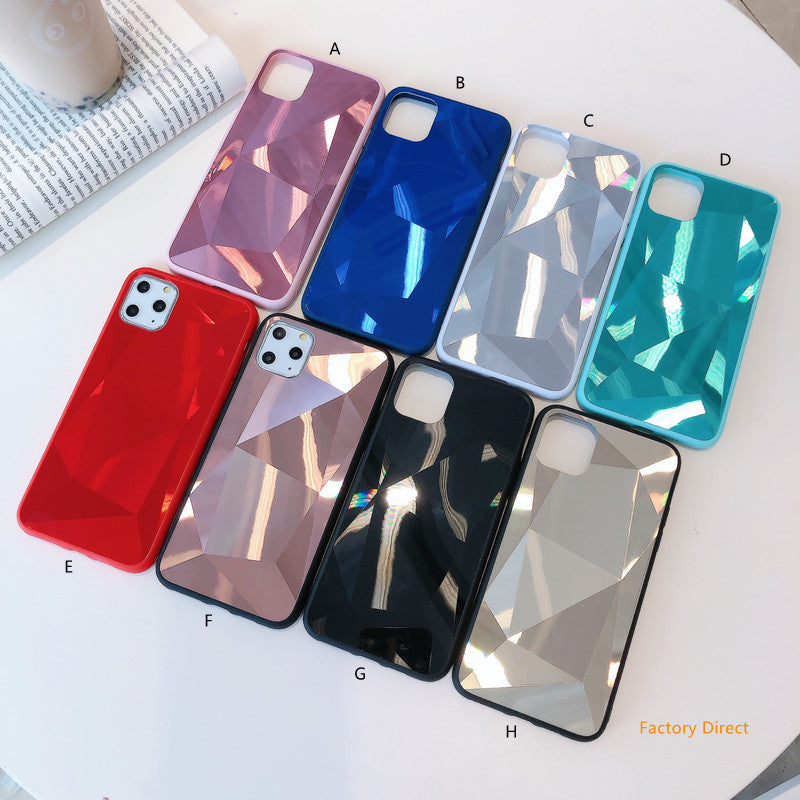 Diamond design Fancy shining Jelly color phone case back cover for Samsung S M J Note Sery
