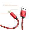 Double sided usb cable for iphone and micro android phones