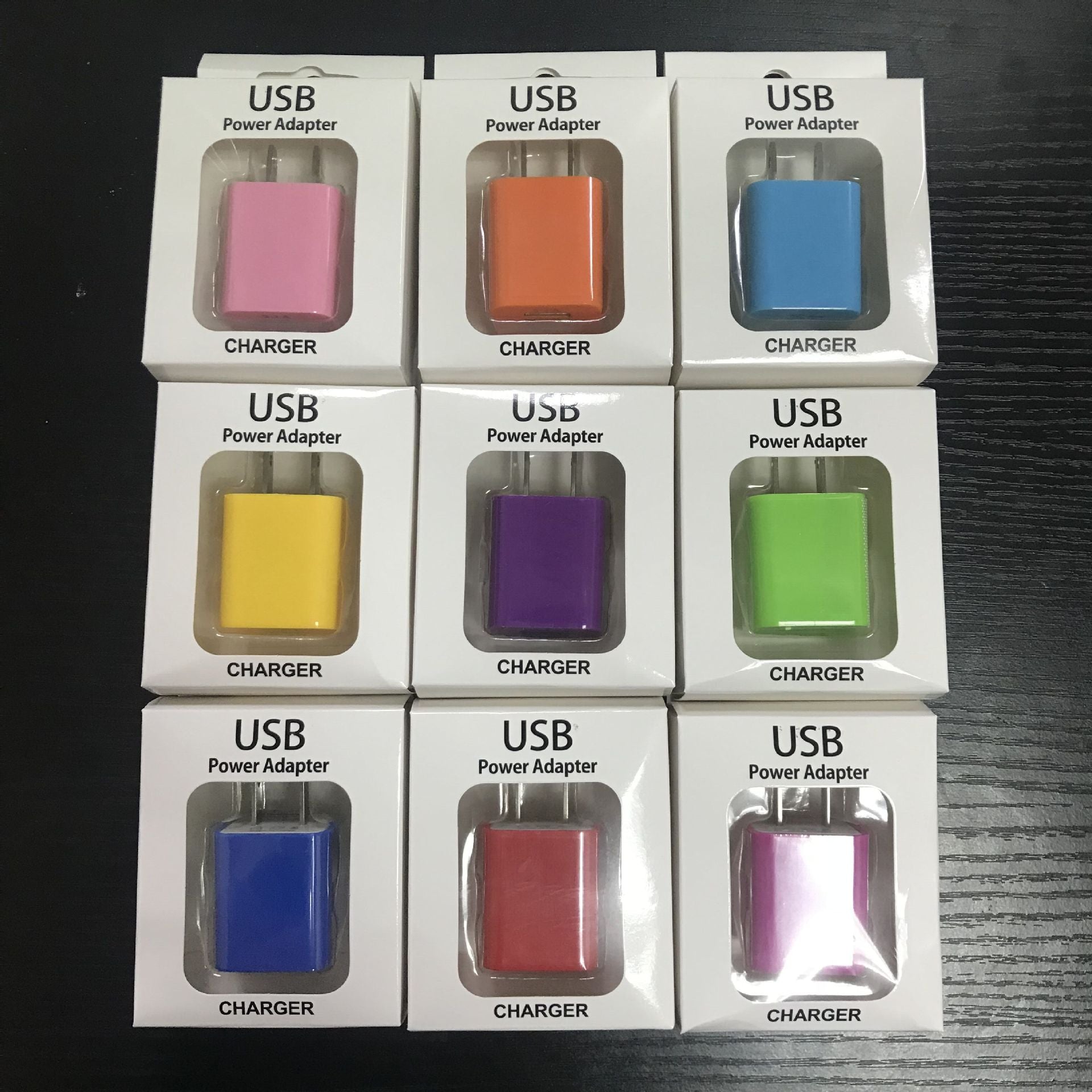 Bulk Dual USB Port Home Wall Charger Adapter Plug 5V 2.1A