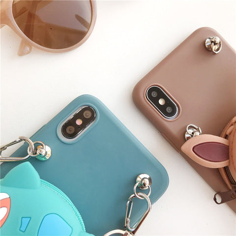 Image of Oneplus 9 9pro NORD1 1 100 5g Case Coin Purse Wallet 1+ 9 pro nord 10 100 5G one plus z Phone Stand Case Neck Strap