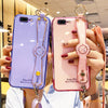 Luxury 6D casing for iPhone 13 pro max 12 Mini 11 Casing Shockproof Silicone Phone Case with Wrist strap X XR XS Max 7 8 SE 2020 Back Cover cross body long lanyard