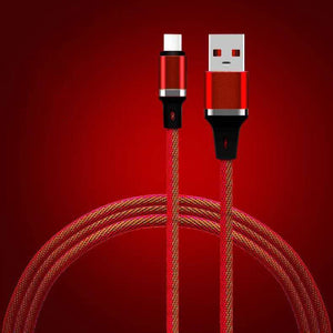 3Foot two colors 2A Fast charging Cable Charger for iPhone IOS Android V8 Type C