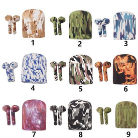 i7s TWS Wireless Camouflage Bluetooth Headset with charing box