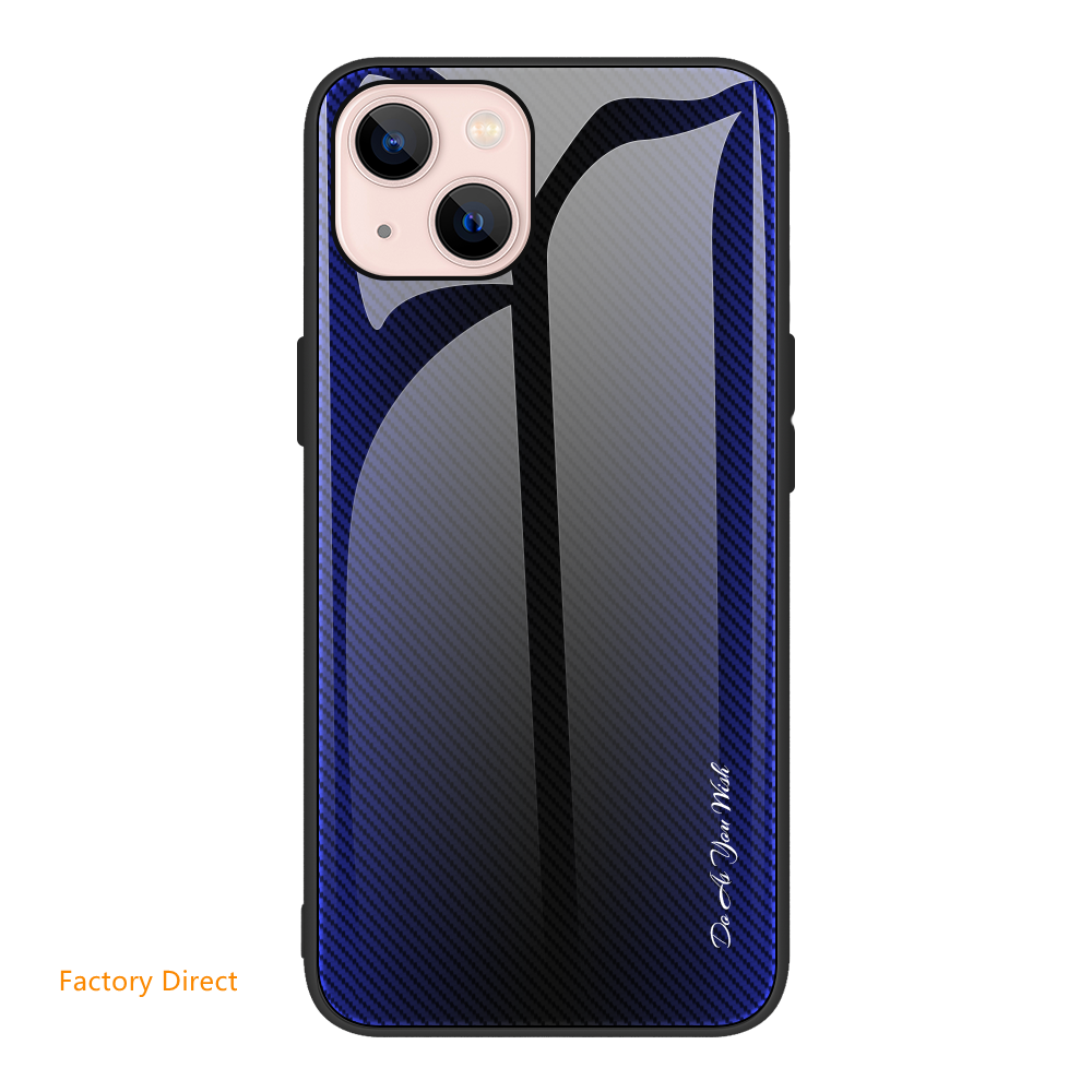 Gradient glass mobile phone case cover for iphone models