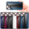 Gradient glass mobile phone case cover for iphone models
