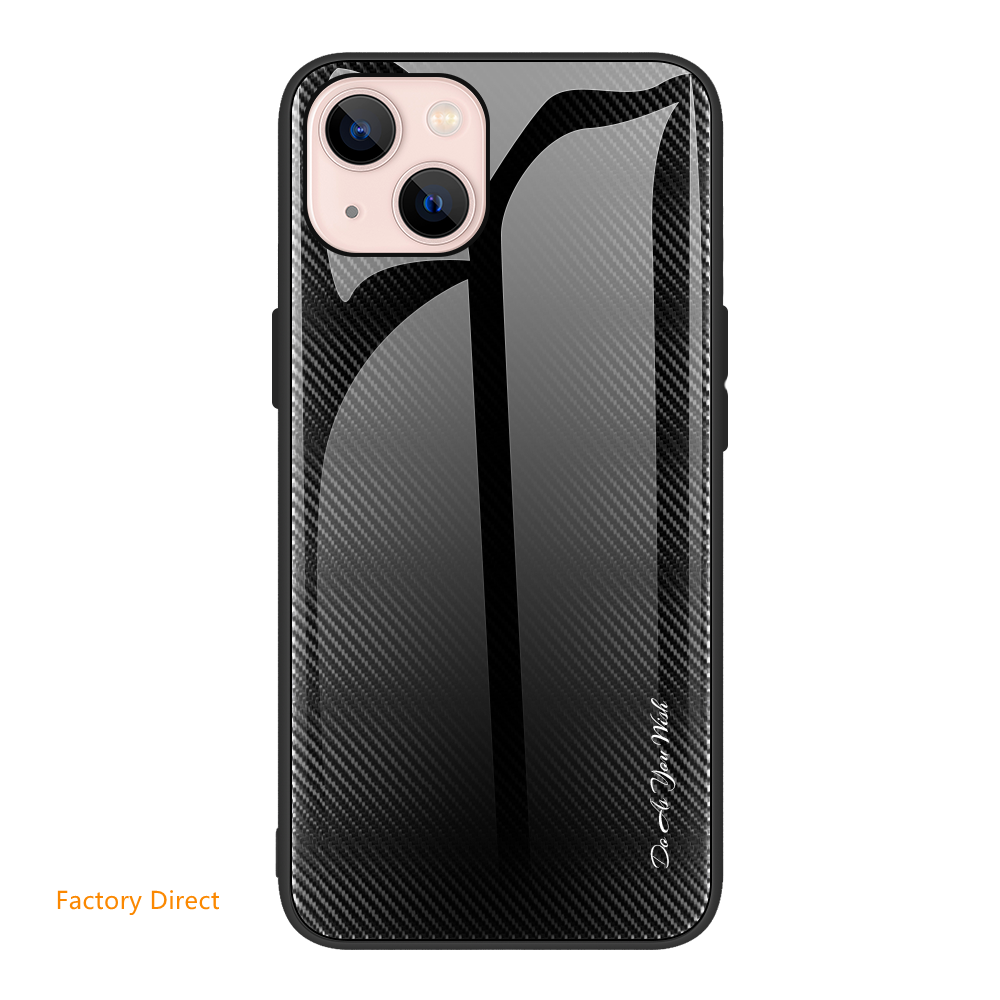 Gradient glass mobile phone case cover for iphone models