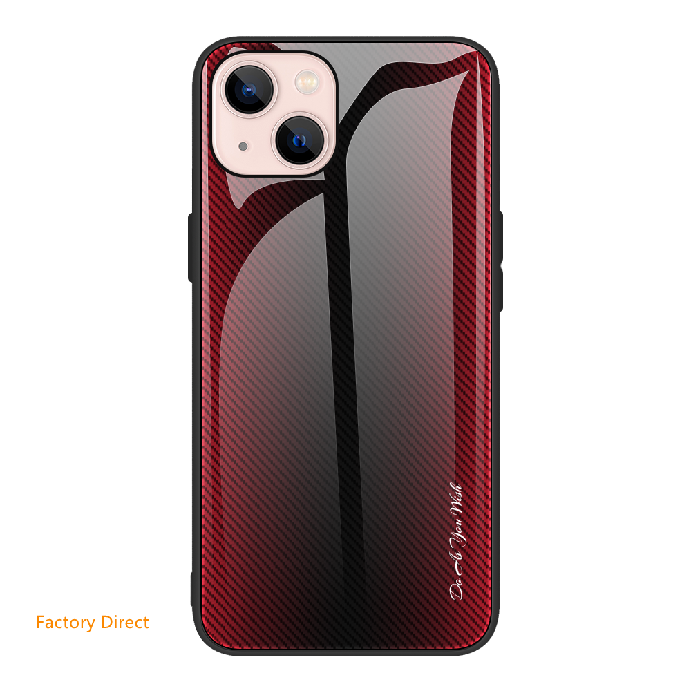 Gradient glass mobile phone case cover for iphone models