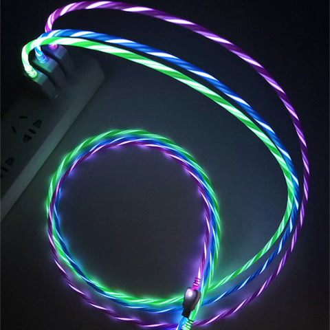 Image of Flow LED light durable fast charging cable