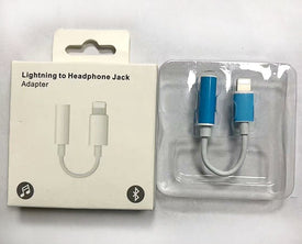 iPhone dongle lightning to 3.5mm audio converter cable for latest iOS support music and call