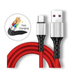 3A smart charging cable fast charger thick OD 3ft 5ft