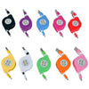 Tangle free Retractable USB Cable Charger for iPhone Android
