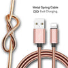 Metal Spring data cable 3ft 2A Fast Charging