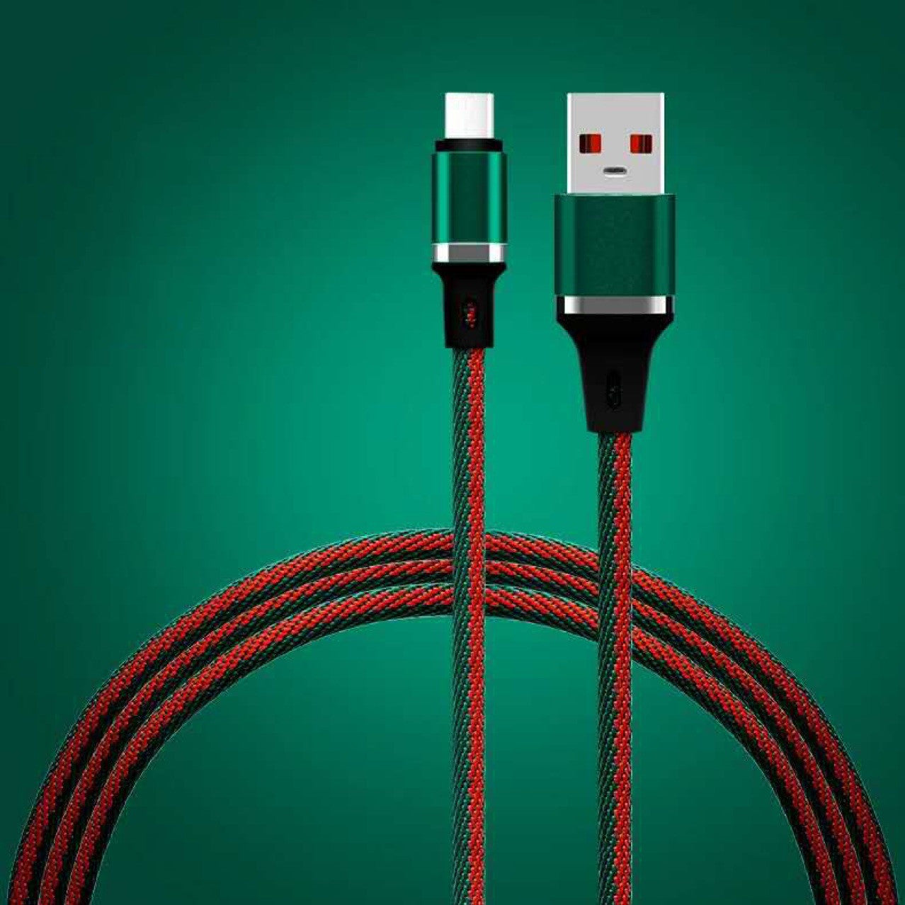 3Foot two colors 2A Fast charging Cable Charger for iPhone IOS Android V8 Type C
