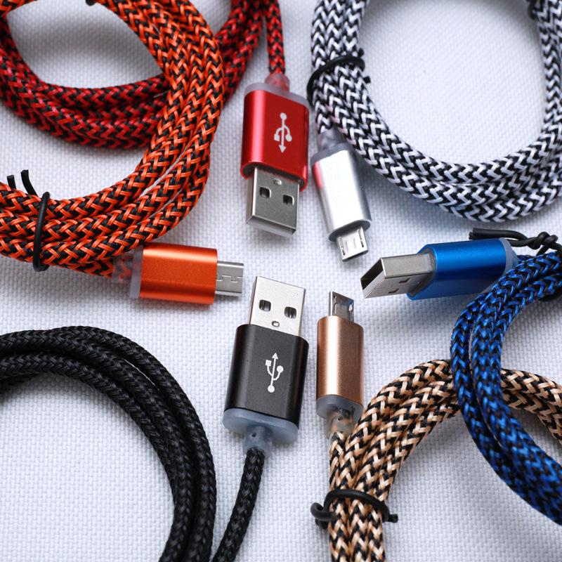 6ft 2A usb data cable for lightning apple iphone micro b C