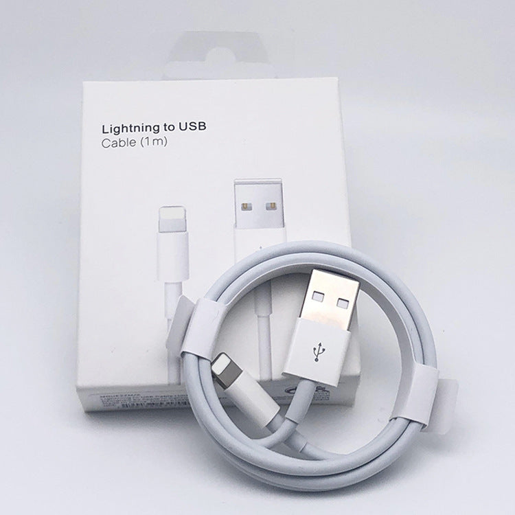 AAA Best white iPhone lightning USB Cable Charger 2A Fast Speed 144 Braided TPE