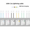 NEW 20W PD USB cable Type C to 8 pin Lightning fast charging charger