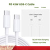 45W USB-C Fast charging cables