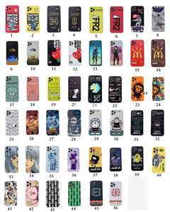 Cartoon Silicone phone case for all iphone models